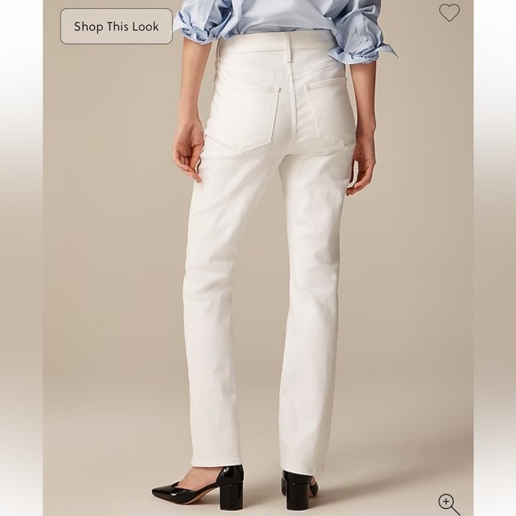 J crew Slim straight jean white - Picture 3 of 5